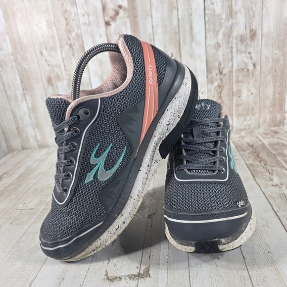 Gravity Defyer G-Defy Women 10 XW Grey Coral VersoShock Walking Shoes - Picture 5 of 8